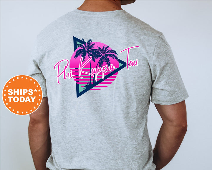 Phi Kappa Tau Bright Nights Fraternity T-Shirt | Phi Kappa Tau Shirt | Phi Tau Fraternity Shirt | Fraternity Gift | Greek Life | Comfort Colors Tee _ 13934g