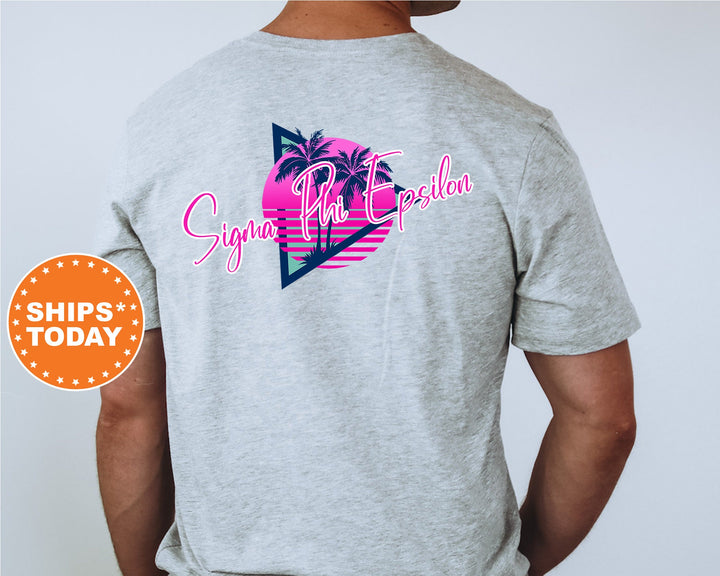 Sigma Phi Epsilon Bright Nights Fraternity T-Shirt | Sigma Phi Epsilon Shirt | SigEp Frat Shirt | Fraternity Gift | Greek Apparel | Comfort Colors Tee _ 13942g