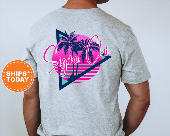 Sigma Chi Bright Nights Fraternity T-Shirt | Sigma Chi Shirt | Fraternity Rush | Greek Apparel | Fraternity Gift | Initiation Gift | Comfort Colors Tee _ 13940g