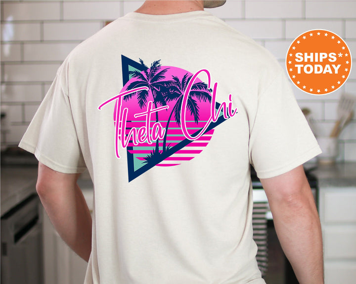 Theta Chi Bright Nights Fraternity T-Shirt | Theta Chi Shirt | Fraternity Shirt | Fraternity Chapter | Greek Apparel | Bid Day Gift | Comfort Colors Tee _ 13946g