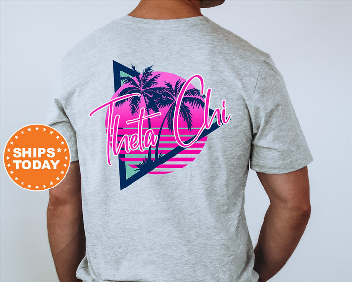 Theta Chi Bright Nights Fraternity T-Shirt | Theta Chi Shirt | Fraternity Shirt | Fraternity Chapter | Greek Apparel | Bid Day Gift | Comfort Colors Tee _ 13946g