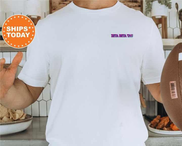 Zeta Beta Tau Bright Nights Fraternity T-Shirt | Zeta Beta Tau Shirt | ZBT Fraternity Shirt | Fraternity Gift | Bid Day Gifts | Comfort Colors Tee _ 13947g