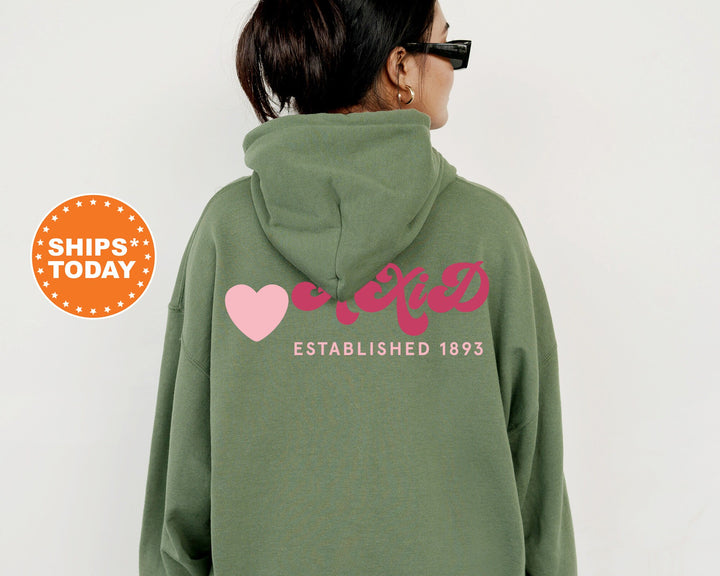 Alpha Xi Delta Heart Haven Sorority Sweatshirt | Alpha Xi Delta Hoodie | AXID Sweatshirt | Sorority Gift | Big Little Sorority Reveal