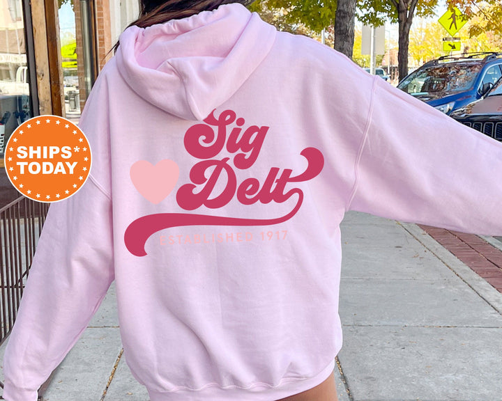 Sigma Delta Tau Heart Haven Sorority Sweatshirt | Sigma Delta Tau Hoodie | SIG DELT Sweatshirt | Sorority Gifts | Big Little Reveal 13549g