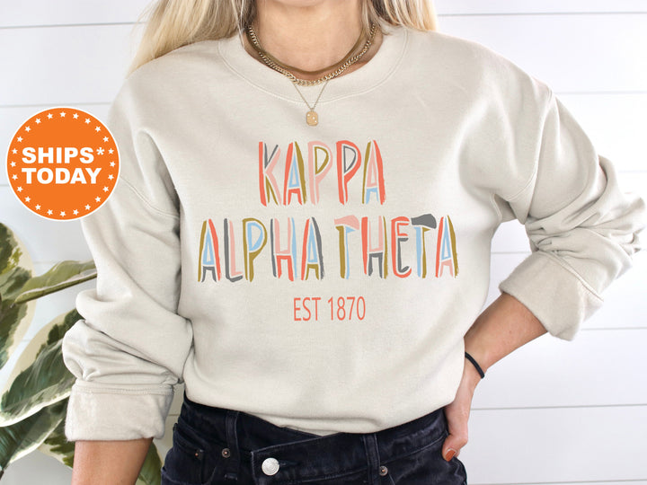 Kappa Alpha Theta Olivia Sorority Sweatshirt | Theta Sweatshirt | Theta Recruitment | Sorority Merch | Big Little Reveal | Bid Day