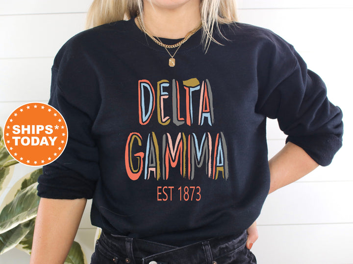 Delta Gamma Olivia Sorority Sweatshirt | Dee Gee Initiation | DG Big Little Gift | Bid Day Basket | Greek Apparel | Sorority Hoodie