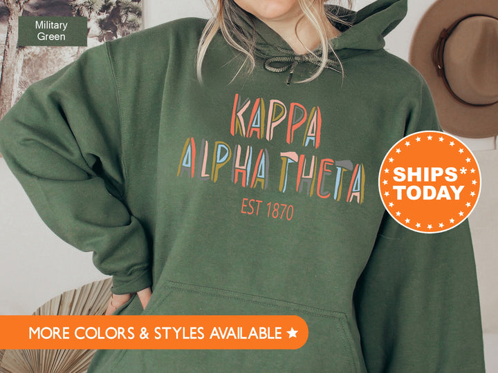 Kappa Alpha Theta Olivia Sorority Sweatshirt | Theta Sweatshirt | Theta Recruitment | Sorority Merch | Big Little Reveal | Bid Day