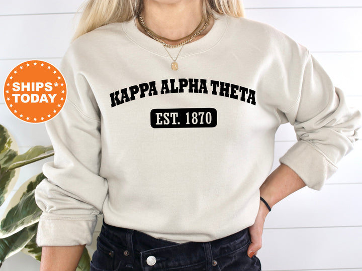 Kappa Alpha Theta Athletic Year Sorority Sweatshirt | Theta Hoodie | Bid Day Basket | Big Little Sorority Reveal | Theta Merch _ 5041g