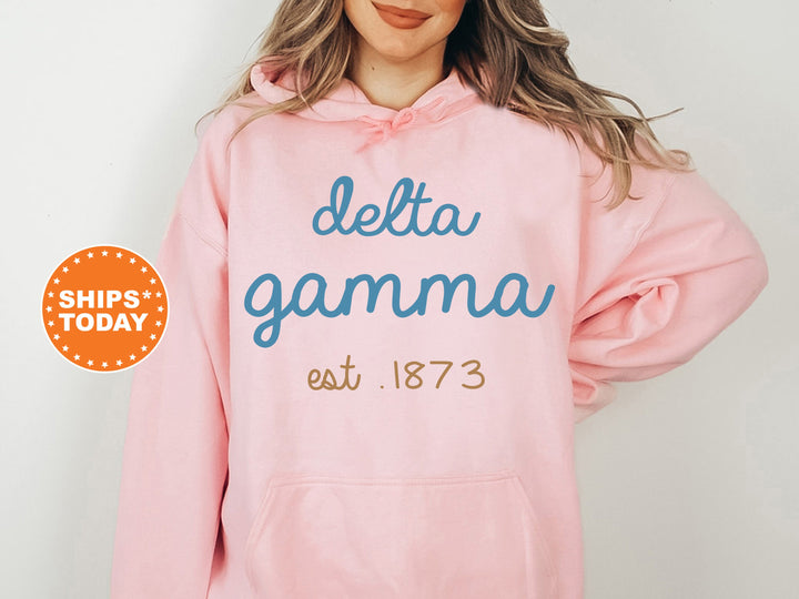 Delta Gamma The Blues Sorority Sweatshirt | Delta Gamma Hoodie| Dee Gee Merch | Big Little Sorority Gift | Dee Gee Sweatshirt _ 8279g