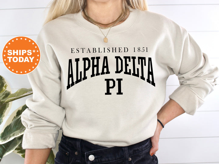 Alpha Delta Pi Founding Sorority Sweatshirt | Alpha Delta Pi Merch | Alpha Delta Pi Hoodie | ADPi Sweatshirt | Big Little Sorority _ 5443g