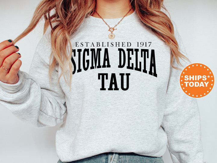 Sigma Delta Tau Founding Sorority Sweatshirt | Sigma Delta Tau Merch | Sigma Delta Tau Hoodie | Sig Delt Sweatshirt | Greek Apparel _ 5463g
