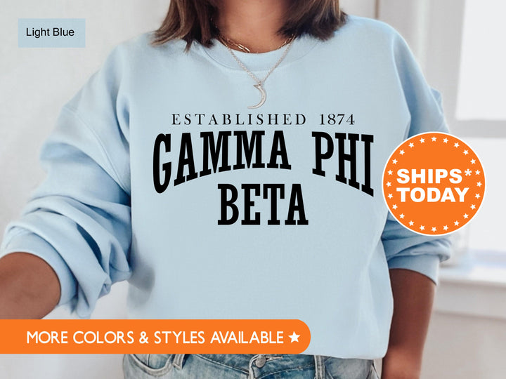 Gamma Phi Beta Founding Sorority Sweatshirt | Gamma Phi Beta Sweatshirt | Gamma Phi Sorority Merch | GPHI Hoodie | Big Little Gift _ 5456g