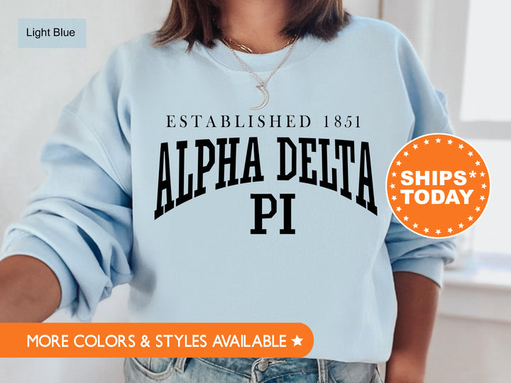 Alpha Delta Pi Founding Sorority Sweatshirt | Alpha Delta Pi Merch | Alpha Delta Pi Hoodie | ADPi Sweatshirt | Big Little Sorority _ 5443g