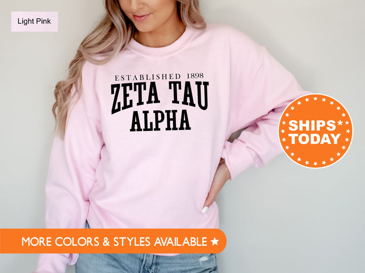 Zeta Tau Alpha Founding Sorority Sweatshirt | Zeta Tau Alpha Sweatshirt | Zeta Tau Alpha Merch | Zeta Hoodie | Big Little Reveal _ 5467g