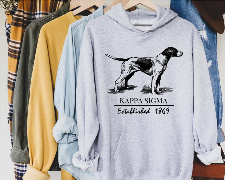 Kappa Sigma Pointer Fraternity Sweatshirt | Kappa Sig Crewneck Sweatshirt | Greek Life Apparel | Initiation Gift | Fraternity Hoodie _ 6522g