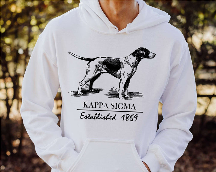 Kappa Sigma Pointer Fraternity Sweatshirt | Kappa Sig Crewneck Sweatshirt | Greek Life Apparel | Initiation Gift | Fraternity Hoodie _ 6522g