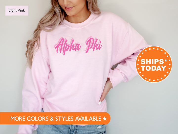 Alpha Phi Charlotte Sorority Sweatshirt | Alpha Phi Sweatshirt | APHI Sorority Crewneck | Big Little Gift | Sorority Merch | Bid Day Gift 5693g