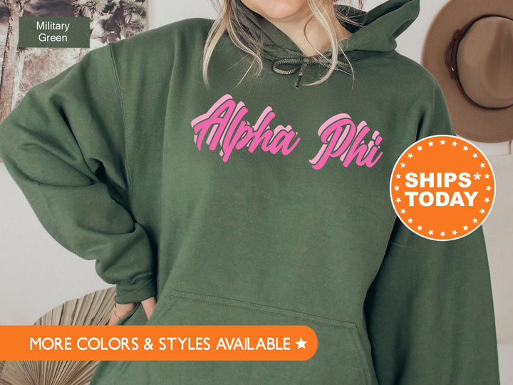 Alpha Phi Charlotte Sorority Sweatshirt | Alpha Phi Sweatshirt | APHI Sorority Crewneck | Big Little Gift | Sorority Merch | Bid Day Gift 5693g