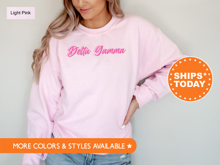 Delta Gamma Charlotte Sorority Sweatshirt | Delta Gamma Sweatshirt | Dee Gee Sorority Crewneck | Big Little Gift | Sorority Merch