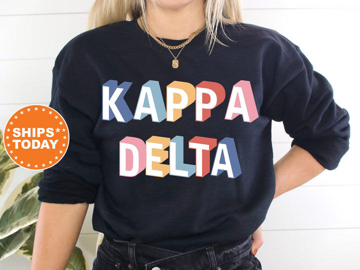 Kappa Delta Loud Box Sorority Sweatshirt | Kappa Delta Retro Sweatshirt | Sorority Gifts | Sorority Apparel | Big Little Reveal  _ 5575g