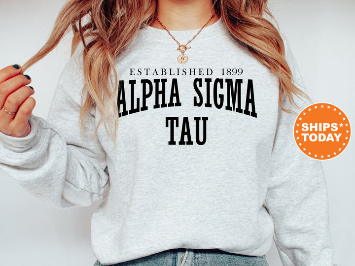 Alpha Sigma Tau Founding Sorority Sweatshirt | Alpha Sigma Tau Sweatshirt | Alpha Sigma Tau Hoodie | Big Little Reveal Gift _ 5449g
