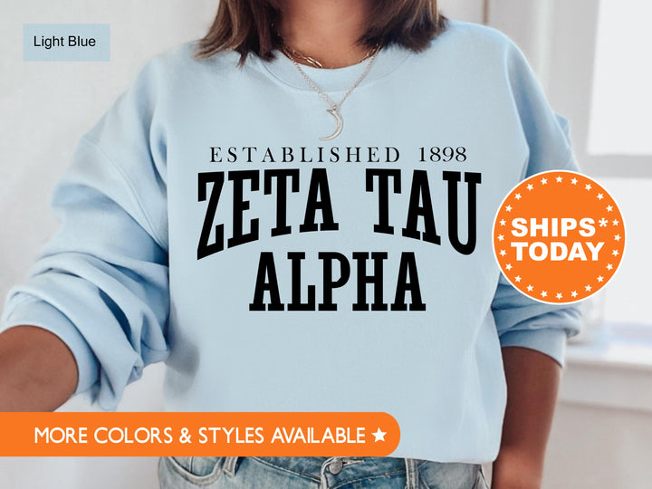 Zeta Tau Alpha Founding Sorority Sweatshirt | Zeta Tau Alpha Sweatshirt | Zeta Tau Alpha Merch | Zeta Hoodie | Big Little Reveal _ 5467g
