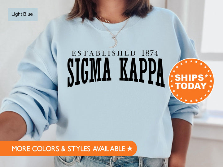 Sigma Kappa Founding Sorority Sweatshirt | Sigma Kappa Sweatshirt | Sigma Kappa Merch | Sigma Kappa Hoodie | Big Little Reveal Gift _ 5464g