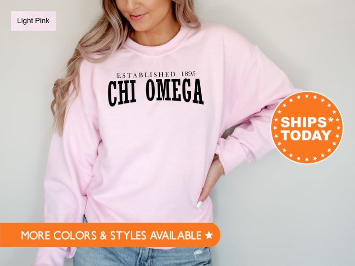 Chi Omega Founding Sorority Sweatshirt | Chi Omega Hoodie | Chi Omega Merch | Chi O Sweatshirt | XO Greek Apparel | Big Little Gift  _ 5451g
