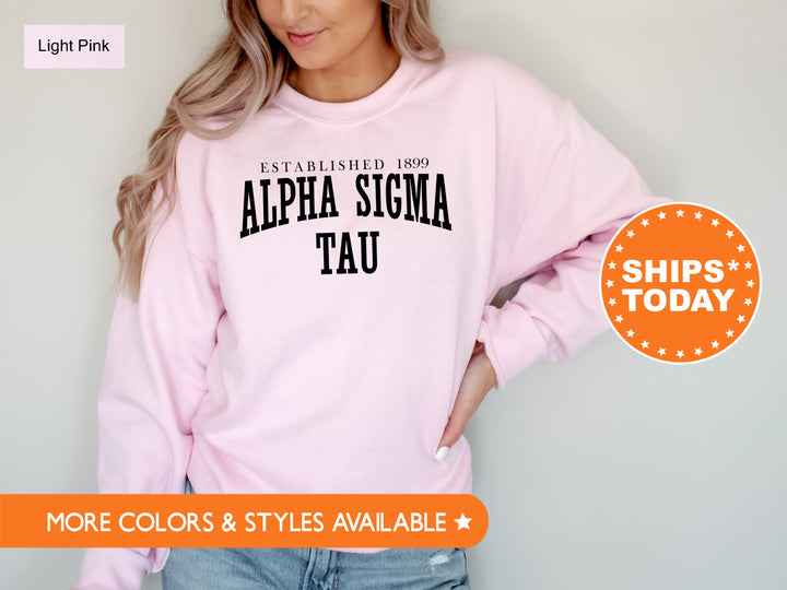 Alpha Sigma Tau Founding Sorority Sweatshirt | Alpha Sigma Tau Sweatshirt | Alpha Sigma Tau Hoodie | Big Little Reveal Gift _ 5449g