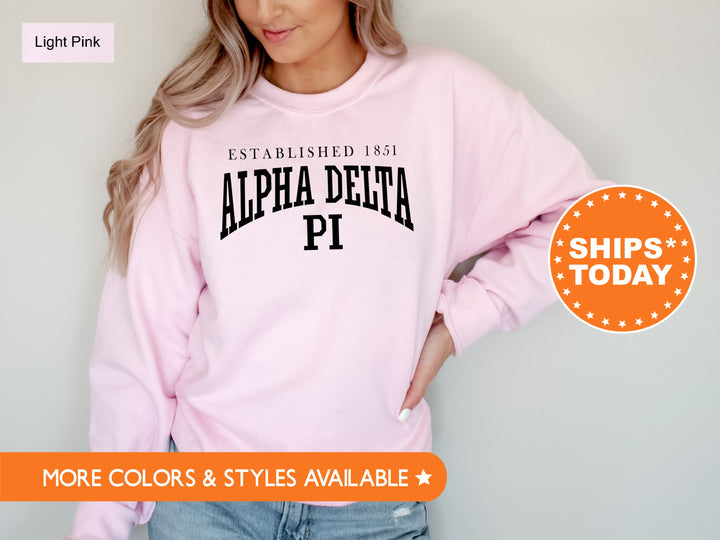 Alpha Delta Pi Founding Sorority Sweatshirt | Alpha Delta Pi Merch | Alpha Delta Pi Hoodie | ADPi Sweatshirt | Big Little Sorority _ 5443g
