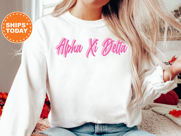 Alpha Xi Delta Charlotte Sorority Sweatshirt | Alpha Xi Delta Sweatshirt | Alpha Xi Sorority Crewneck | Big Little Gift | Sorority Merch