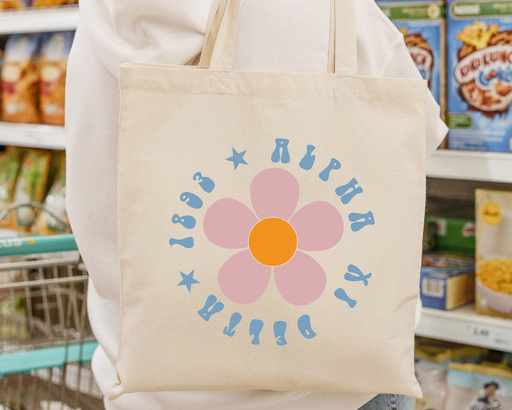 Alpha Xi Delta Petal Print Sorority Tote Bag | AXID Tote Bag | Alpha Xi Sorority Bag | College Beach Bag | Big Little Sorority Gift _ 15061g