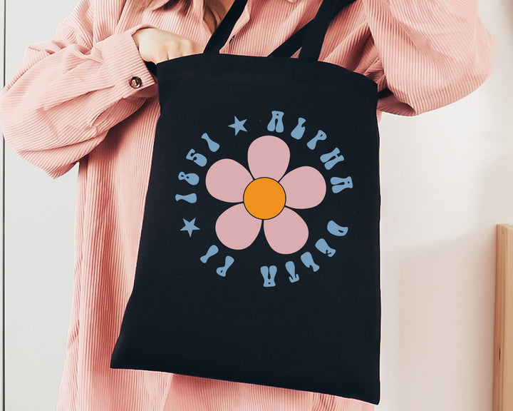 Alpha Delta Pi Petal Print Sorority Tote Bag | ADPi Sorority Bag | ADPi Tote Bag | Beach Bag | Sorority Gifts | Big Little Reveal _ 15054g