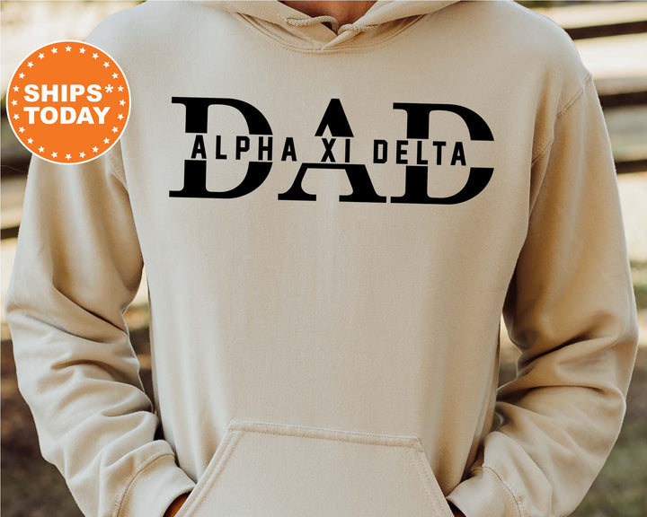Alpha Xi Delta Proud Dad Sorority Sweatshirt | AXID Dad Hoodie | Sorority Gifts | Greek Apparel | AXID Dad Sweatshirt | Gift For Dad _ 8042g