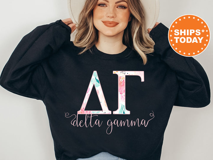 Delta Gamma Simply Paisley Sorority Sweatshirt | Delta Gamma Sweatshirt | Dee Gee Greek Letters | Big Little Gift | Sorority Hoodie