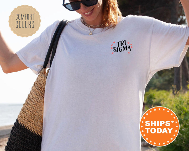 Sigma Sigma Sigma Balloon Bliss Sorority T-Shirt | Sorority Gifts | Big Little Shirt | Tri Sigma Comfort Colors Tee _ 13707g