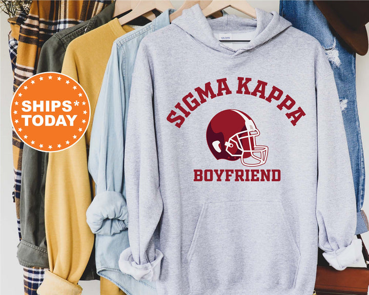Sigma Kappa Gameday Boyfriend Sorority Sweatshirt | Sig Kap Boyfriend Sweatshirt | College Gameday Sweatshirt | Gifts For Boyfriend _ 8212g