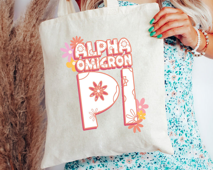 Alpha Omicron Pi LilyLovely Sorority Tote Bag | Alpha O Sorority Bag | AOPI Tote Bag | Big Little Gift | Bid Day | Sorority Gifts _ 15031g