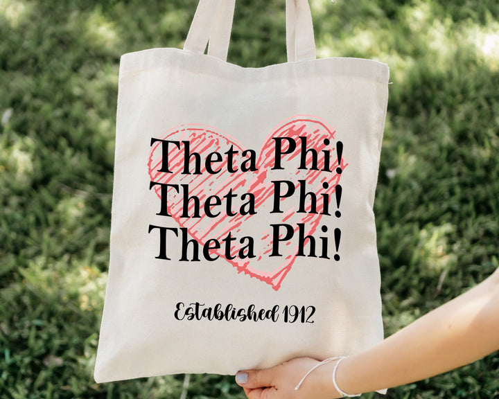 Theta Phi Alpha Balloon Bliss Sorority Tote Bag | Theta Phi College Sorority Bag | Theta Phi Tote Bag | Big Little Gift | Beach Bag _ 14999g