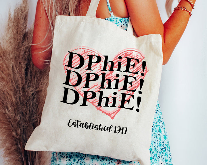 Delta Phi Epsilon Balloon Bliss Sorority Tote Bag | DPHIE College Sorority Bag | DPHIE Tote Bag | Big Little Sorority | Beach Bag _ 14987g