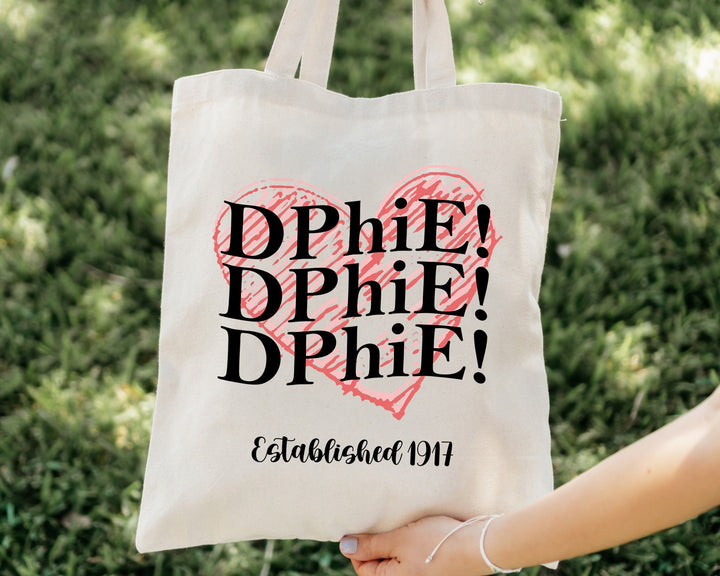 Delta Phi Epsilon Balloon Bliss Sorority Tote Bag | DPHIE College Sorority Bag | DPHIE Tote Bag | Big Little Sorority | Beach Bag _ 14987g