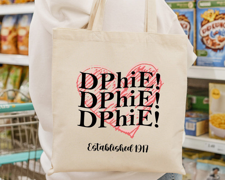 Delta Phi Epsilon Balloon Bliss Sorority Tote Bag | DPHIE College Sorority Bag | DPHIE Tote Bag | Big Little Sorority | Beach Bag _ 14987g