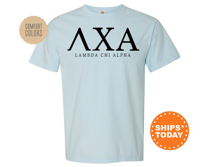 Lambda Chi Alpha Block Letter Fraternity T-Shirt