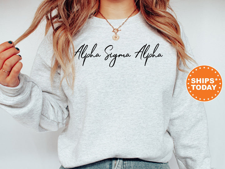 Alpha Sigma Alpha Nickname Sorority Sweatshirt | Alpha Sigma Alpha Sweatshirt | Big Little Gift | Sorority Merch | College Apparel