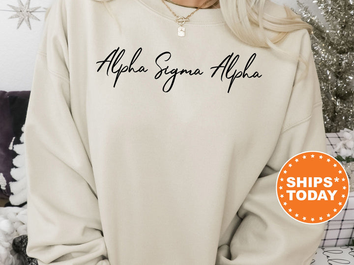 Alpha Sigma Alpha Nickname Sorority Sweatshirt | Alpha Sigma Alpha Sweatshirt | Big Little Gift | Sorority Merch | College Apparel