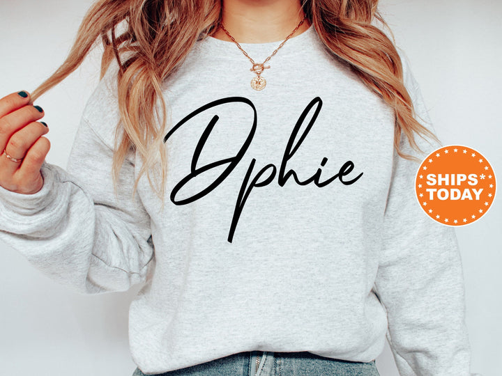 Delta Phi Epsilon Nickname Sorority Sweatshirt | DPhiE Sorority Apparel | Big Little Reveal | Sorority Merch | College Greek Apparel