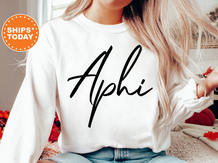 Alpha Phi Nickname Sorority Sweatshirt | Alpha Phi Sorority Apparel | Big Little Reveal | APHI Sorority Merch | College Apparel