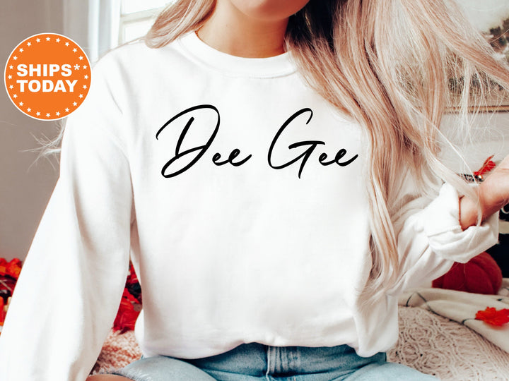 Delta Gamma Nickname Sorority Sweatshirt | Dee Gee Sorority Apparel | Big Little Reveal | Sorority Merch | College Greek Apparel