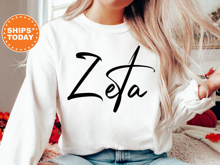Zeta Tau Alpha Nickname Sorority Sweatshirt | Zeta Sorority Apparel | Big Little Reveal | Sorority Merch | College Greek Apparel