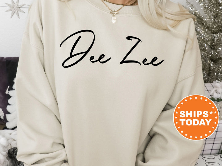 Delta Zeta Nickname Sorority Sweatshirt | Dee Zee Sorority Apparel | Big Little Reveal | Sorority Merch | College Greek Apparel
